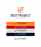 разработка логотипа для компании "best project"