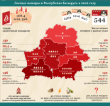 Инфографика по пожарам