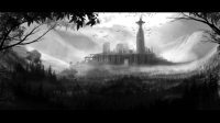 Пейзаж замка