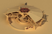 перспектива летнего кафе