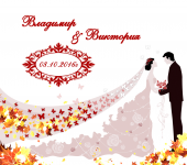 свадебный баннер