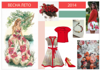 Moodboard к капсуле "Розовая", для компании ООО "ЗЕНА"