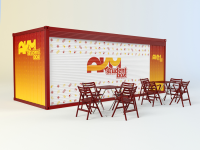 Контейнер бытовка кафе закрытое