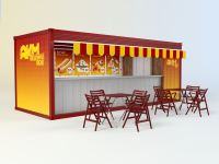 Контейнер бытовка кафе