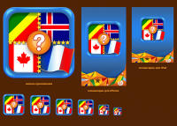 иконка и сплешскрины "Угадай флаг"