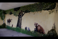 роспись стен "FOREST HOUSE"