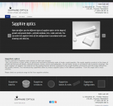 Сайт для компании Sapphire optics