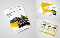 Лифлет Renault для филиала в Республике Казахстан
