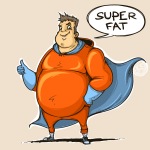Fat superhero