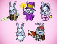 Rabbits girl
