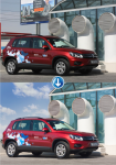 Автомобильное (коррекция фона)