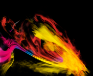 Цветной дым