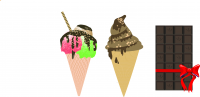 Мороженое в Иллюстраторе