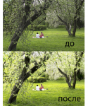Обработка пейзажа