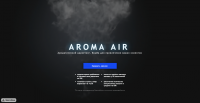 Главный экран для компании "Aroma Air"