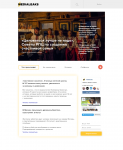 Редизай-проект для информационного портала Medialeaks