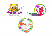 Разработка логотипа для частного детского сада"Бусинка"