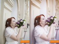 Ретушь портрета невесты