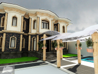 фасад частного дома