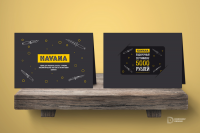 Полиграфическая продукция для сети магазинов HAVANA