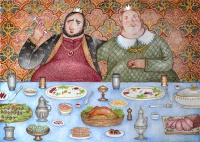 Иллюстрация для сказки Вильгельма Гауфа "Карлик Нос"