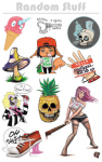 Набор стикеров "Random stuff"