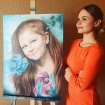 аэрография на пвх портрет