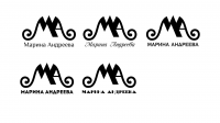 Логотип для художницы акварелистки Марины Андреевой.
