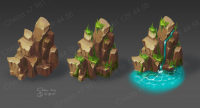 Концепт скал для игры