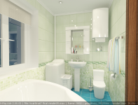 Перепланировка 2-х комнатной хрущевки (ванная комната)