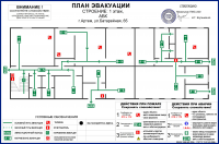 Макетирование "План эвакуации", ГОСТ Р 12.2.143-2009