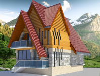 Cottage Exterior - Rendering