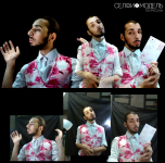 Обработка фотографий (селфи на коленке)