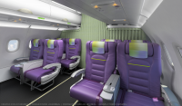 Салон бизнес-класса A320 для S7 Airlines