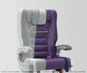 Кресло Recaro салона бизнес-класса S7