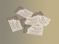 Визитки для мастера росписи хной