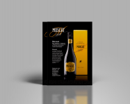 Буклет в ресторан для презентации нового вина