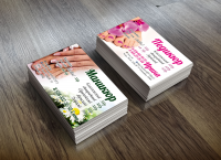 Визитки для мастера маникюра и педикюра