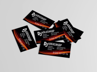 Визитки для диджея