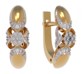 Серьги с "малинкой"