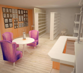 Интерьер антикварного магазина