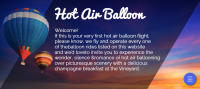 Hot Air Balloon