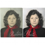 Обработка старой фотографии