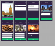 Дизайн мобильного приложения Quiz Editor