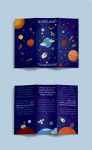 Двухсторонняя брошюра Донецкого планетария