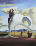 Копия работы Сальвадора Дали, 30х40 см, холст, масло