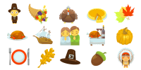 иконки ко Дню Благодарения