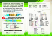 Программа футбольного турнира (буклет). Внутренняя сторона.