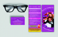 Ведущий. Листовка+визитка