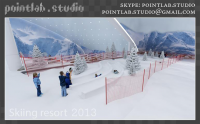 Горнолыжный курорт - концепт - 2013 год